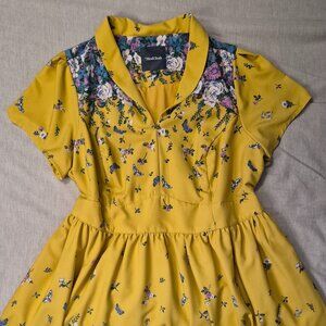 Yellow Floral Dress